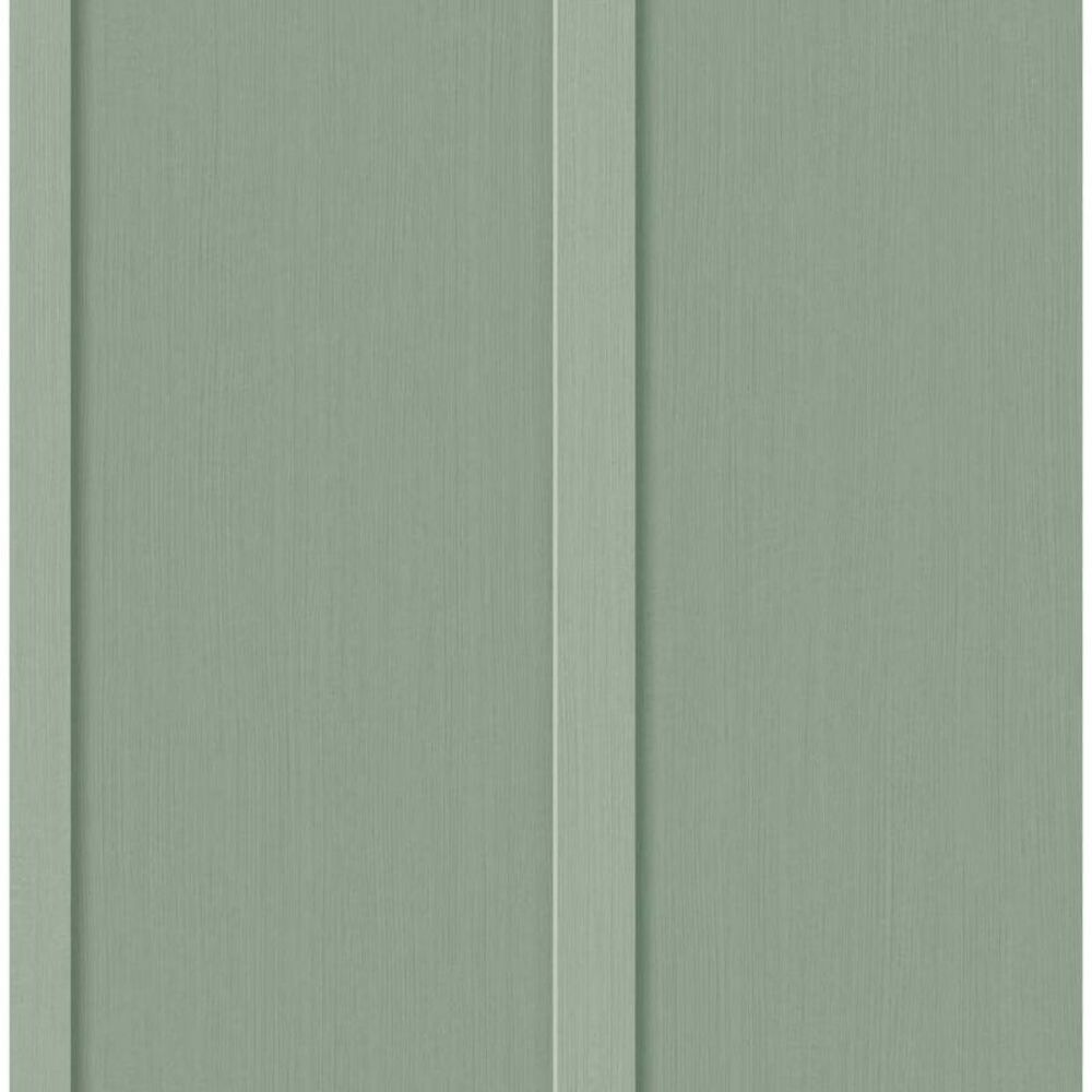 NextWall -  Sage Green Faux Board and Batten Peel and Green